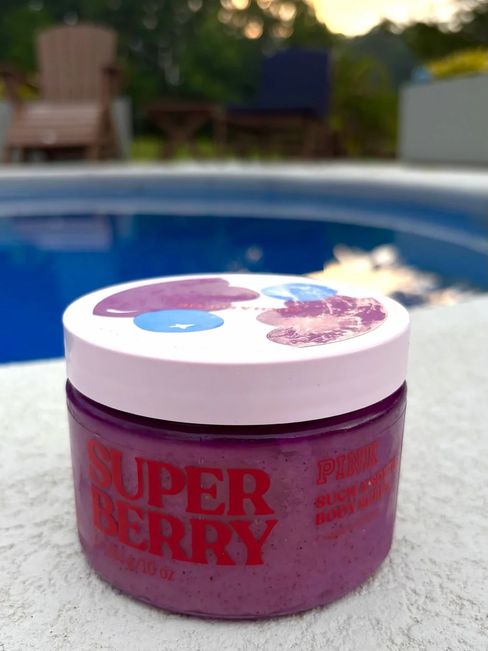 PINK Victoria’s Secret- SUPER BERRY Such A Softie Body Scrub & Sugar Exfoliant